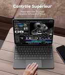 Klawiatura iPad Air Tastatur 13 Zoll, magnetyczna iPad Pro 12,9