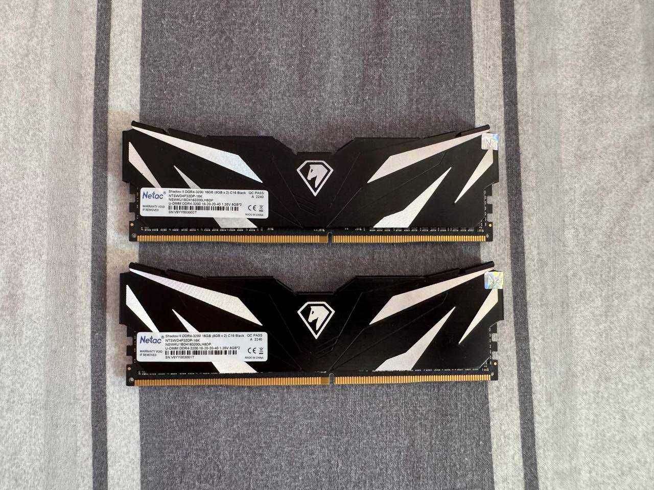 ОЗУ оперативна пам'ять Netac Shadow II 16GB 3200MHz DDR4 CL16