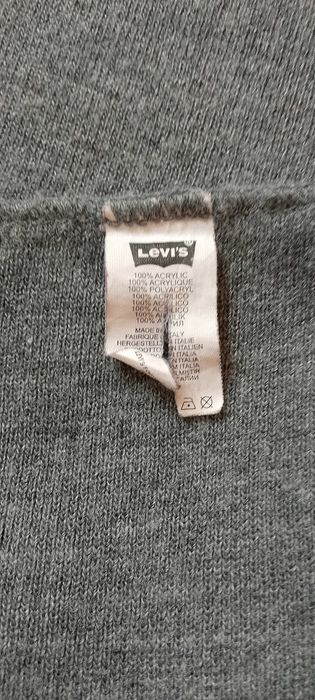 Шарф Levi's сірого кольору акрил чоловічий / унісекс, Італія