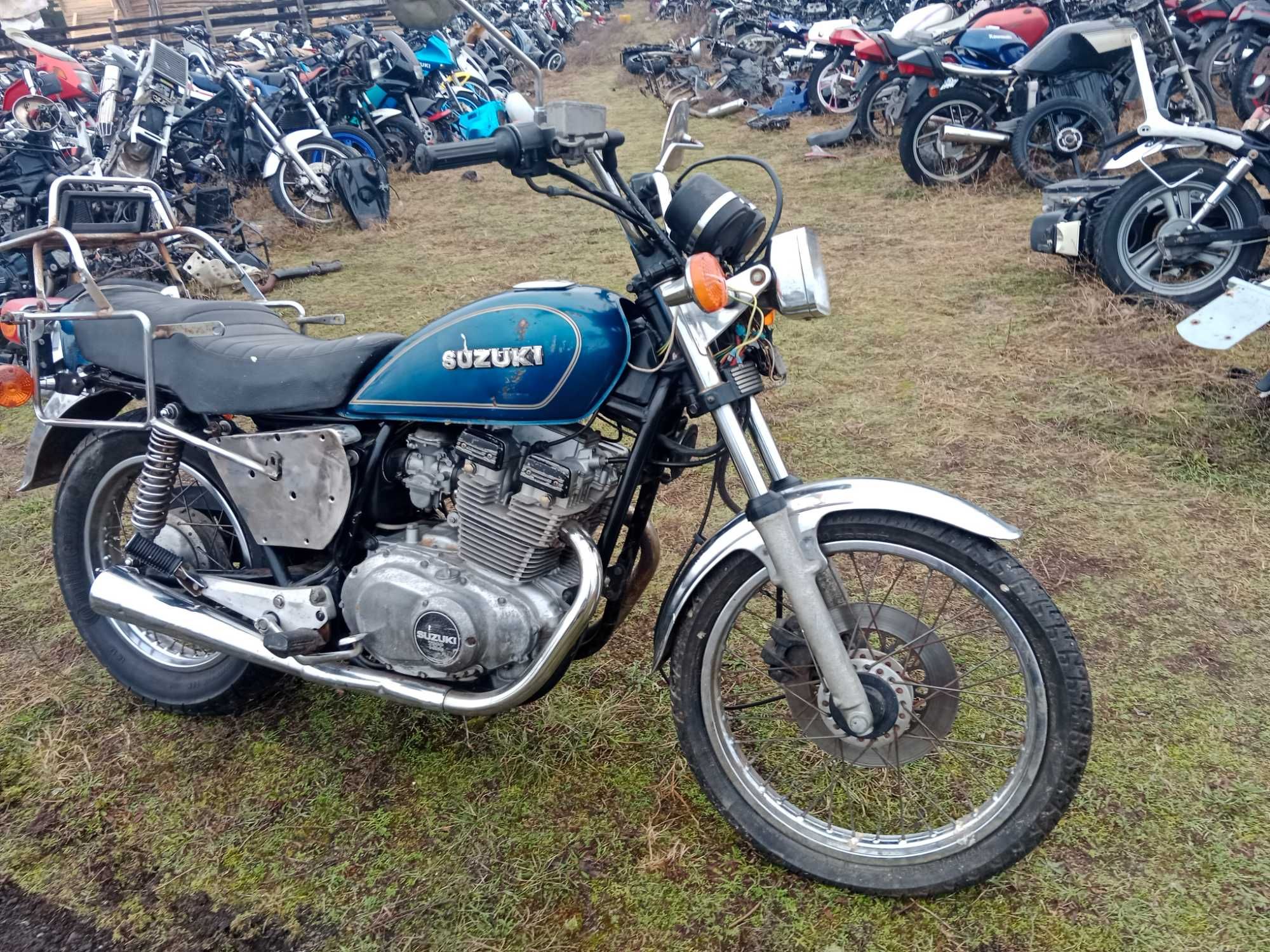 Suzuki gs400 gs 400 silnik lagi moduł felga gaźniki tarcza bak części