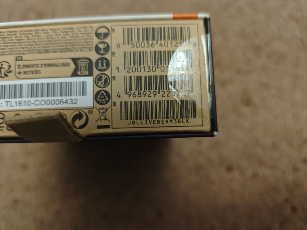 Навушники TWS JBL Live Beam 3 Black (JBLLIVEBEAM3BLK)
