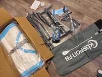 Deska SUP duża 320 x 84 x 15 cm 3 odpinane płetwy