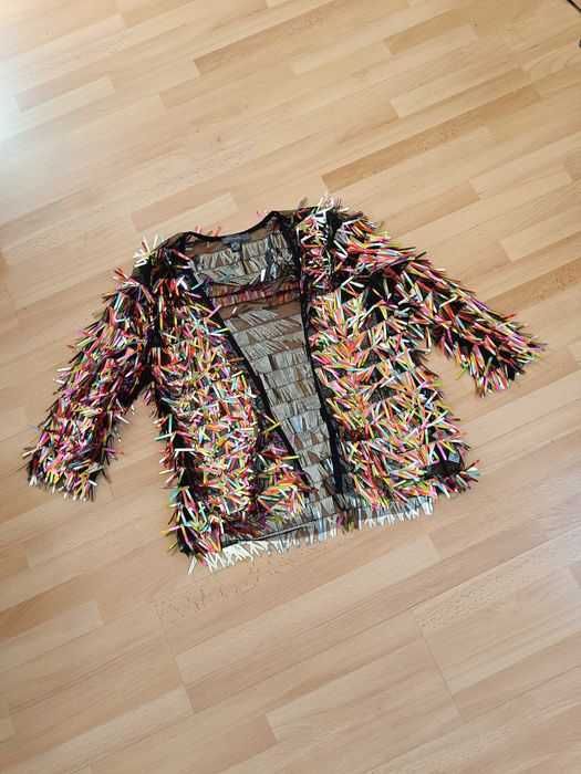 Cekinowy żakiet przebranie strój karnawałowy 1 zł  wysyłka