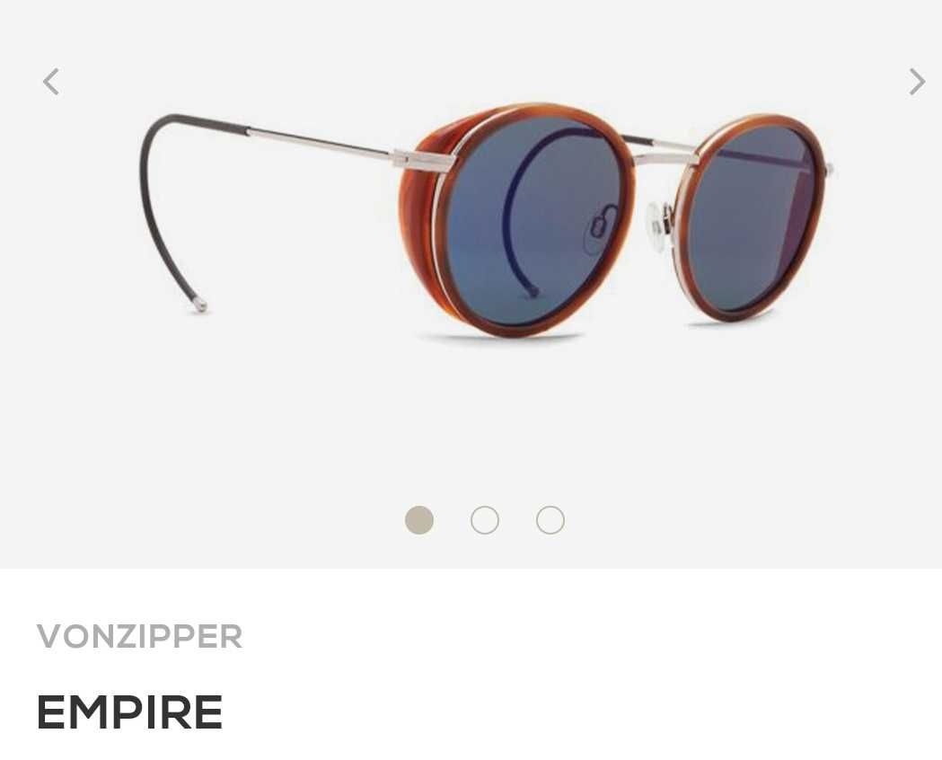 Óculos de sol Vonzipper Empire como novos.