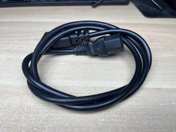 Kabel przewód przedłużacz zasilający VDE komputera PC drukarki monitor