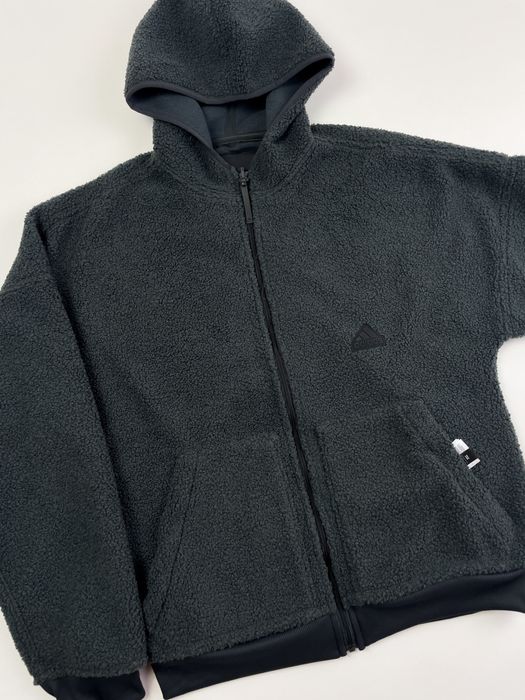 Оригінал! Зіп Худі Adidas Sherpa чорна (S) Нове, з бірками!