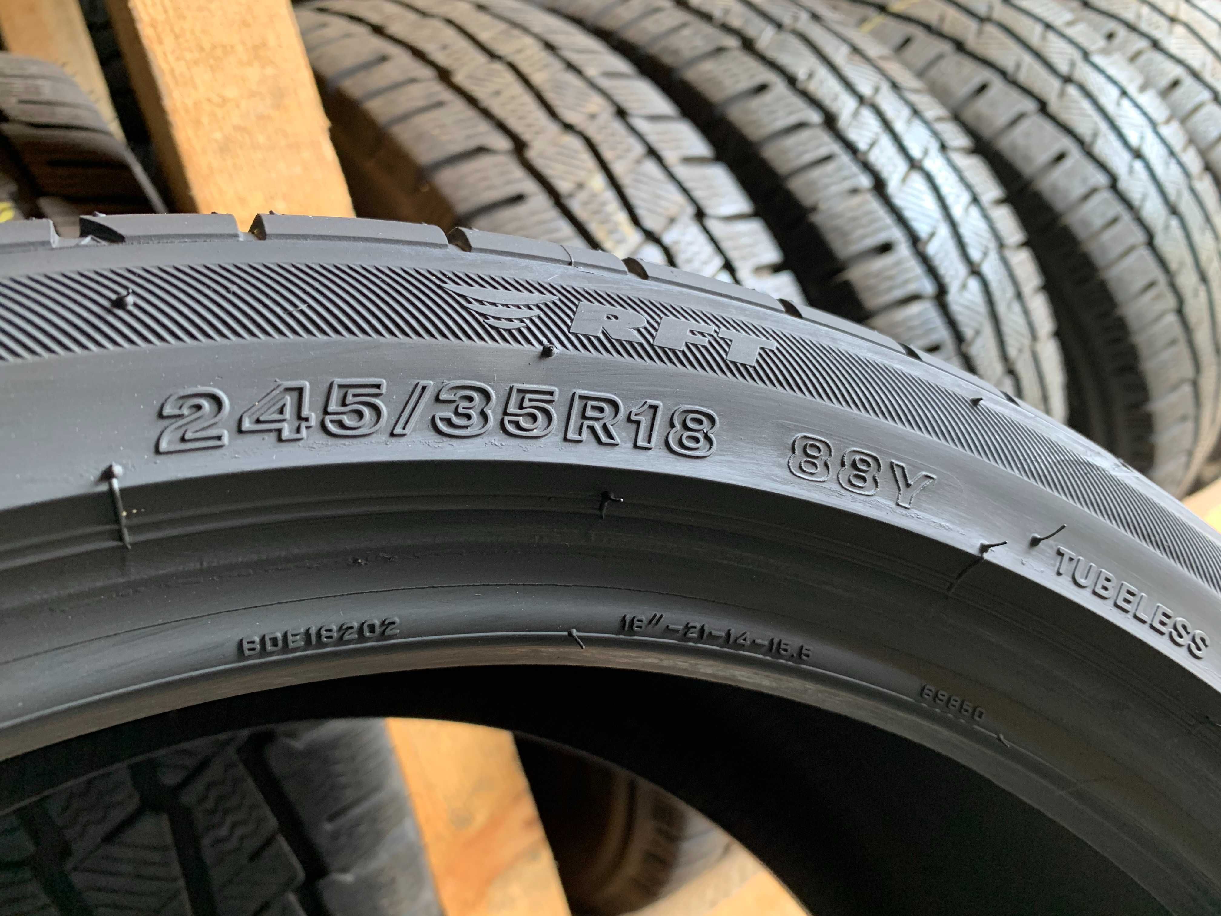 Комплект 245/35R18 Bridgestone POTENZA S001 РАНФЛЕТ 5,5-6мм