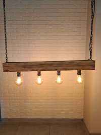 Lampa drewniana 100cm