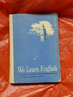 Książka We Learn English 1969rok