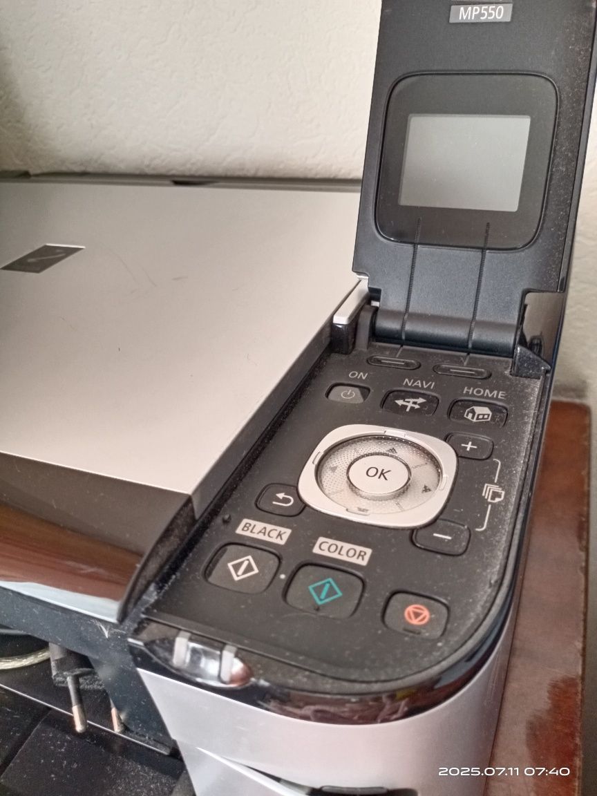 Принтер струйный PIXMA МР 550 в нерабочем состоянии