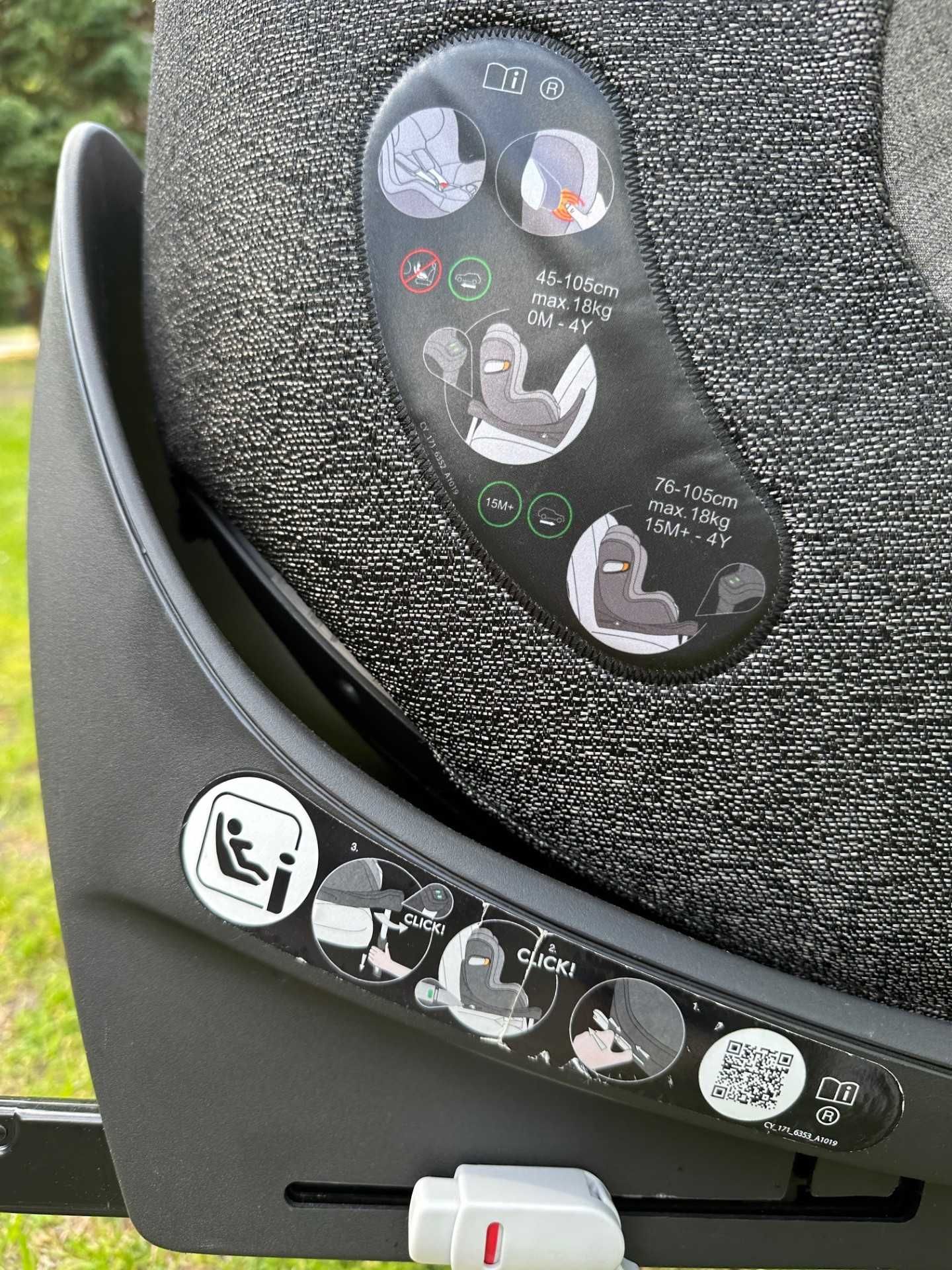 FOTELIK CYBEX SIRONA Zi I-Size Grey (Plus) z bazą obrotową 360