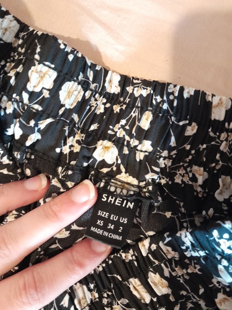 Saia longa com estampado