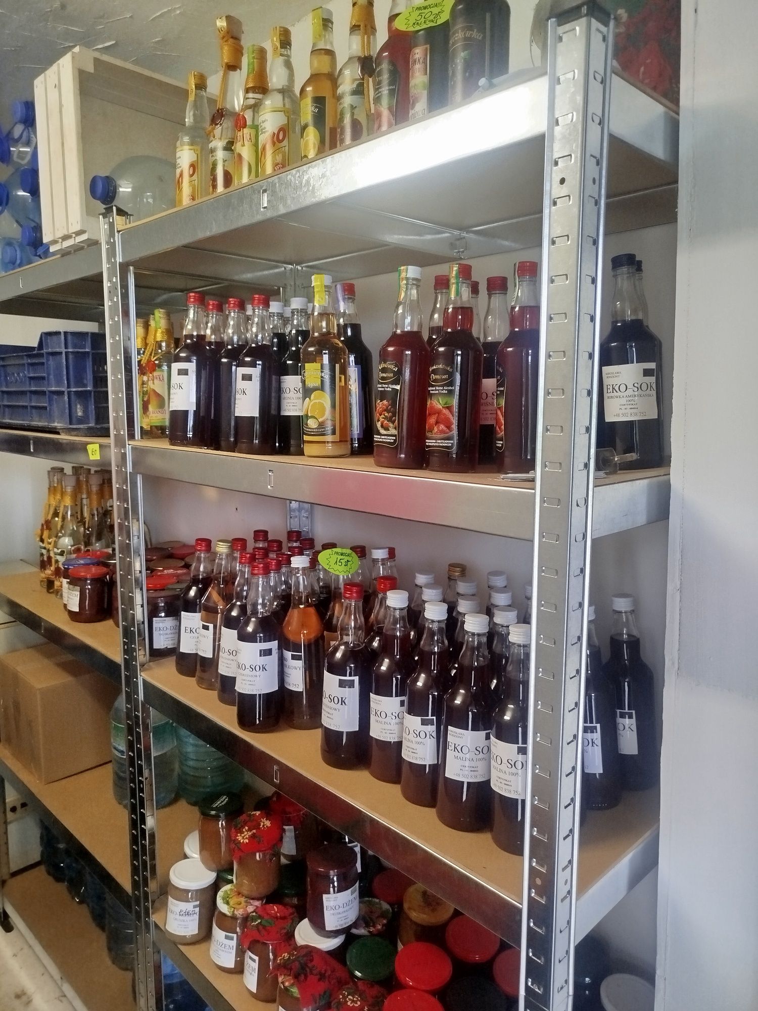 ekologiczne śliwki, jabłka, gruszki,rydze marynowane ,soki,nalewki