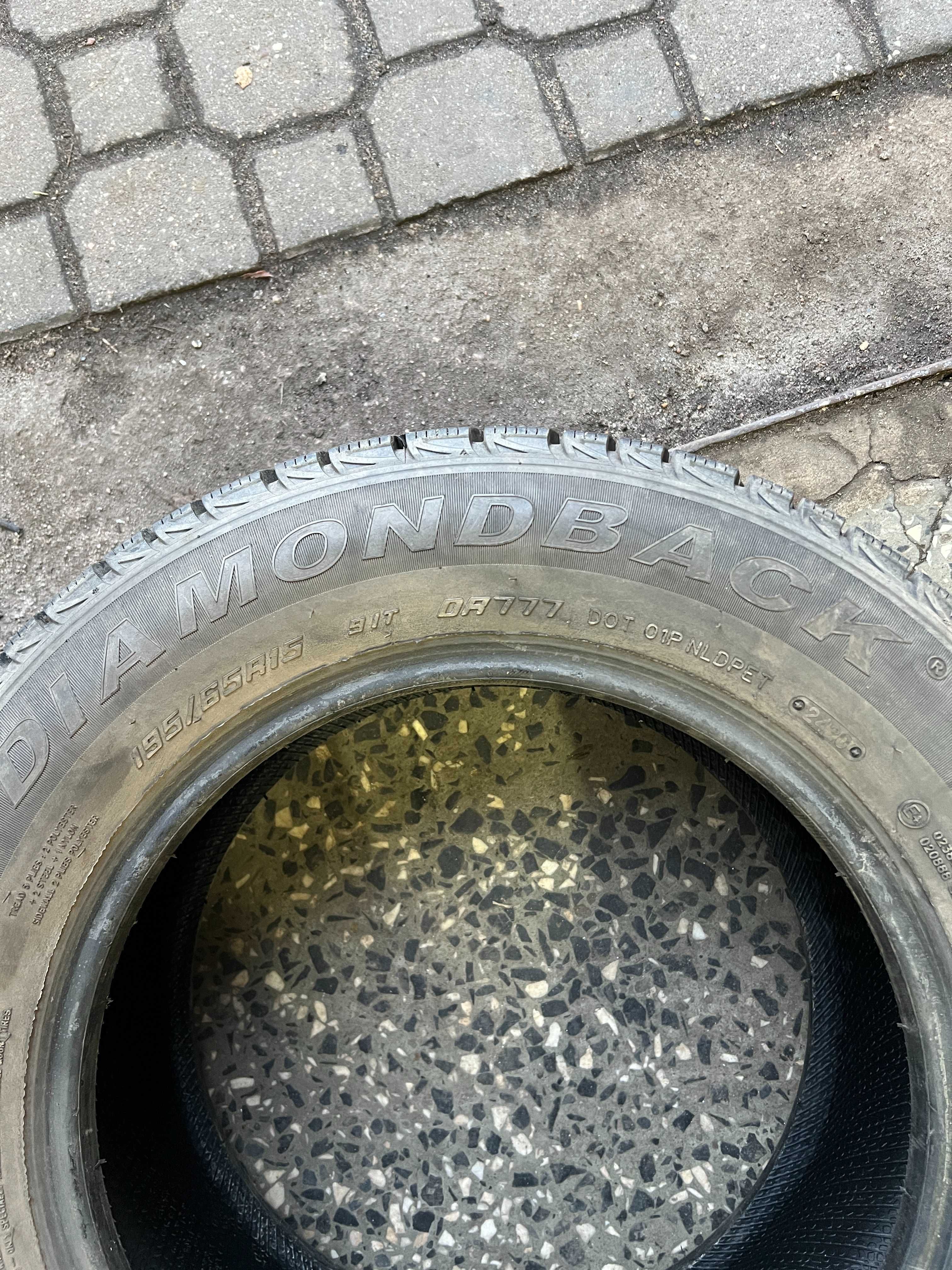 195/65r15 diamondback opony zimowe 2 szt 2020r jak nowe 8 mm !