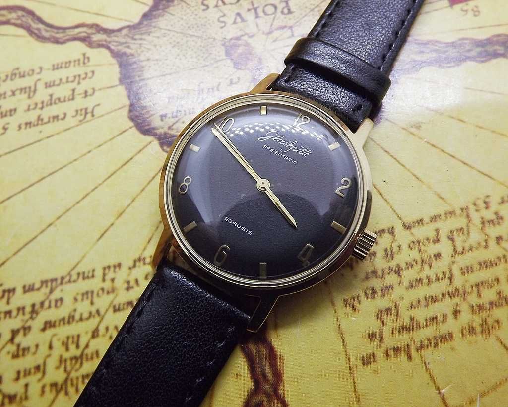 Zegarek  GLASHUTTE  SPEZIMATIC 26  Rubis  ideał.. po serwisie zeg.