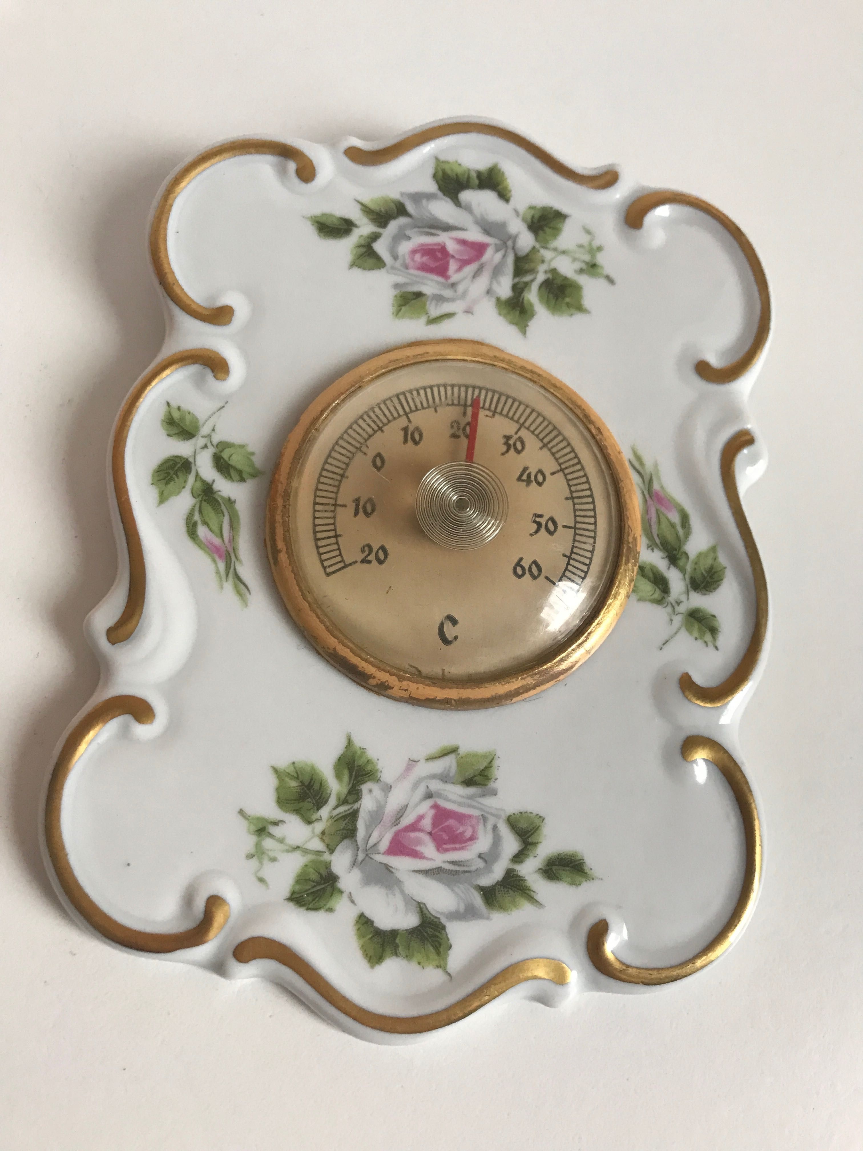 Termometr porcelaine Bruxelles. Antyk
