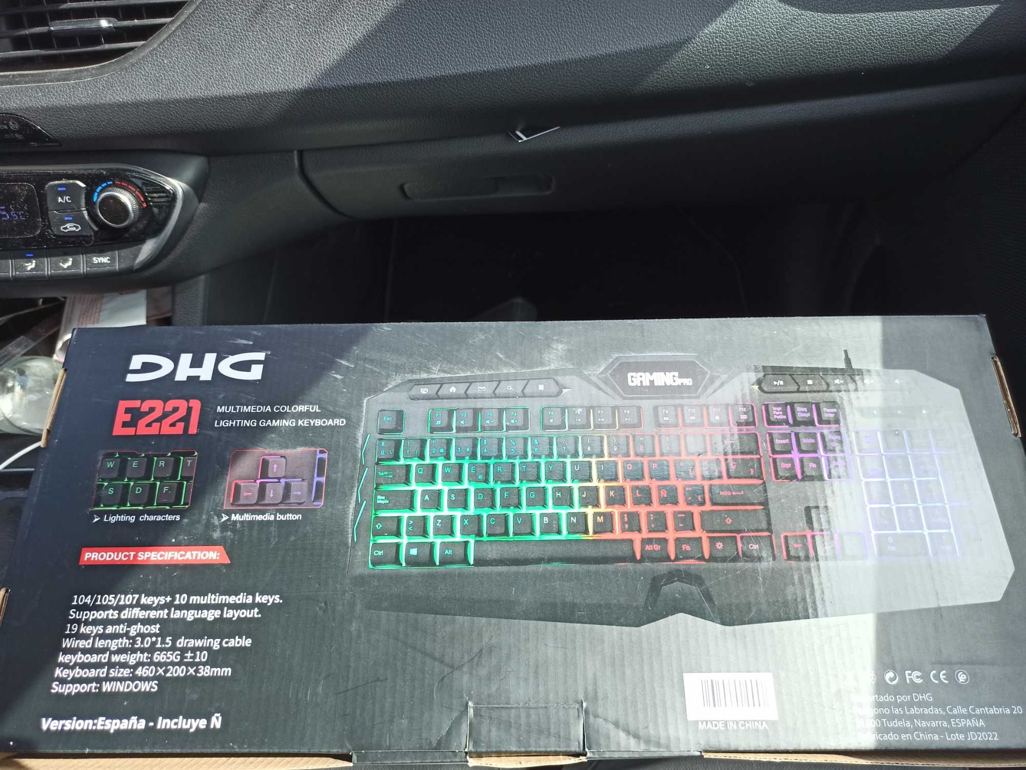 Teclado gaming E221 gaming pro keyboard