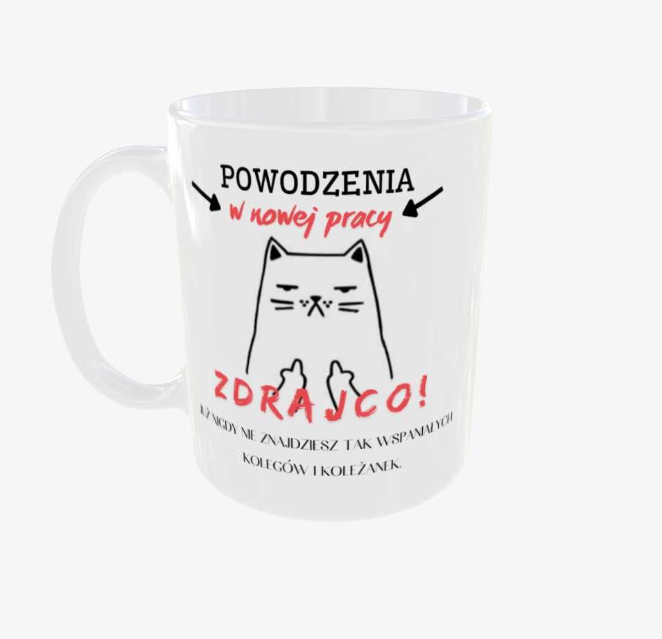 Kubek powodzenia w nowej pracy