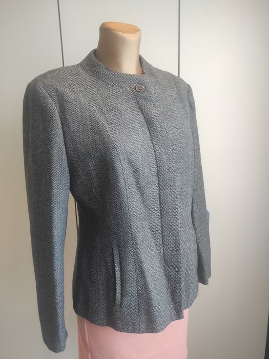 Tweedowy żakiet vintage