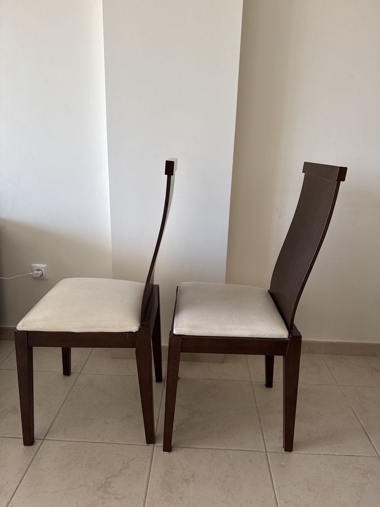 Cadeiras sala wengue