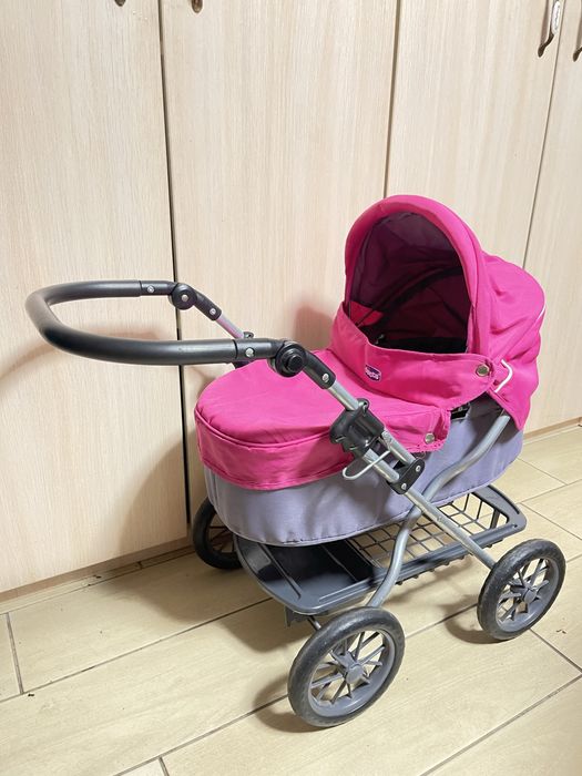 Коляска іграшкова chicco + 3 ляльки