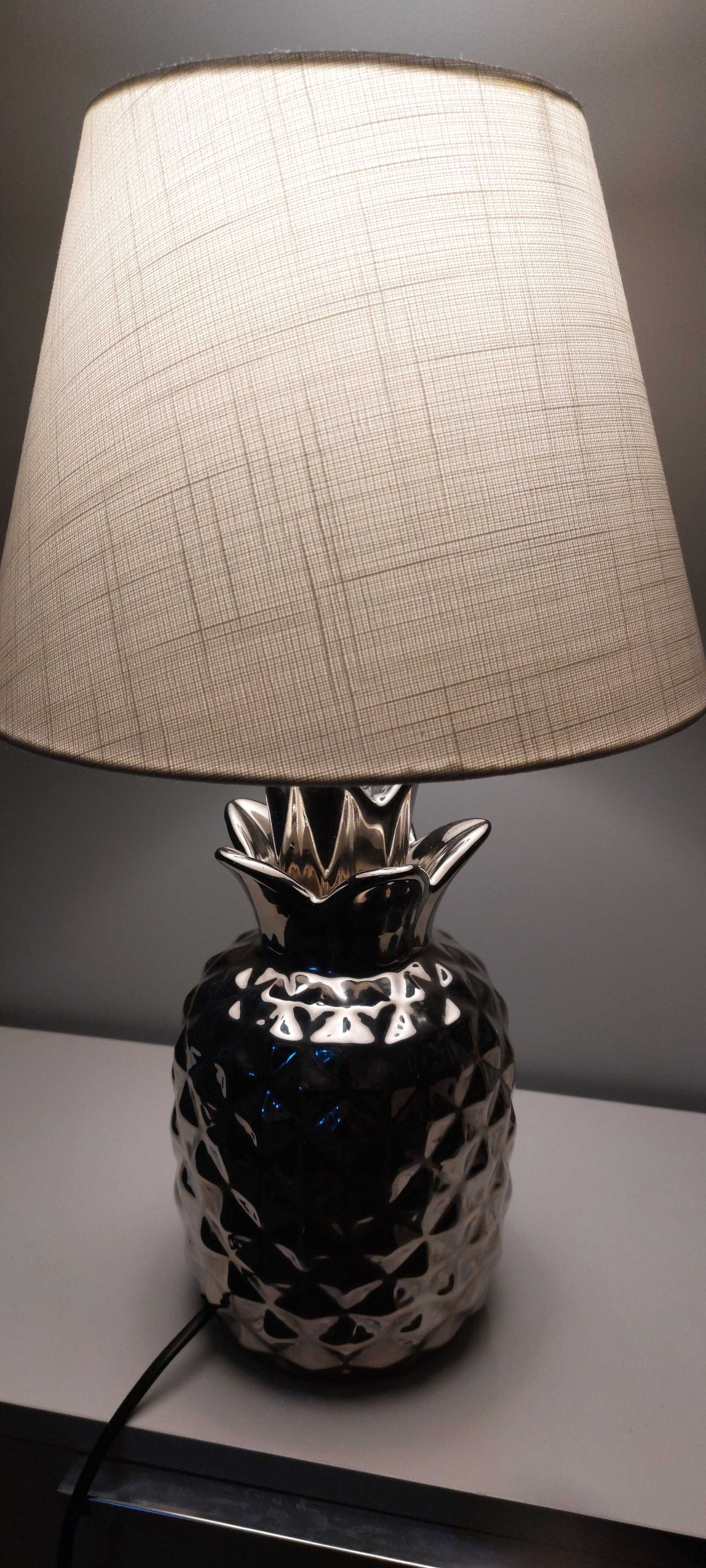 Design lampka nocna ananas Glamour
