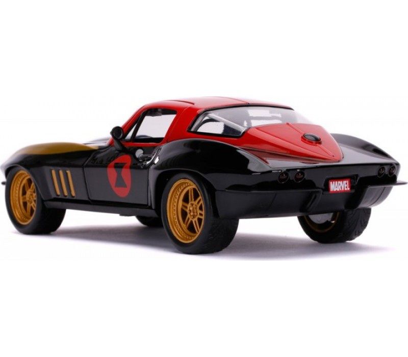 Машина Jada Марвел Мстители Chevrolet Corvette (1966) + фигурка