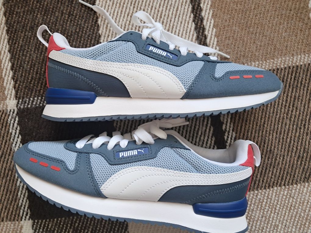 PUMA R78 SSneakers in Blue Wash/White/Evening Sky