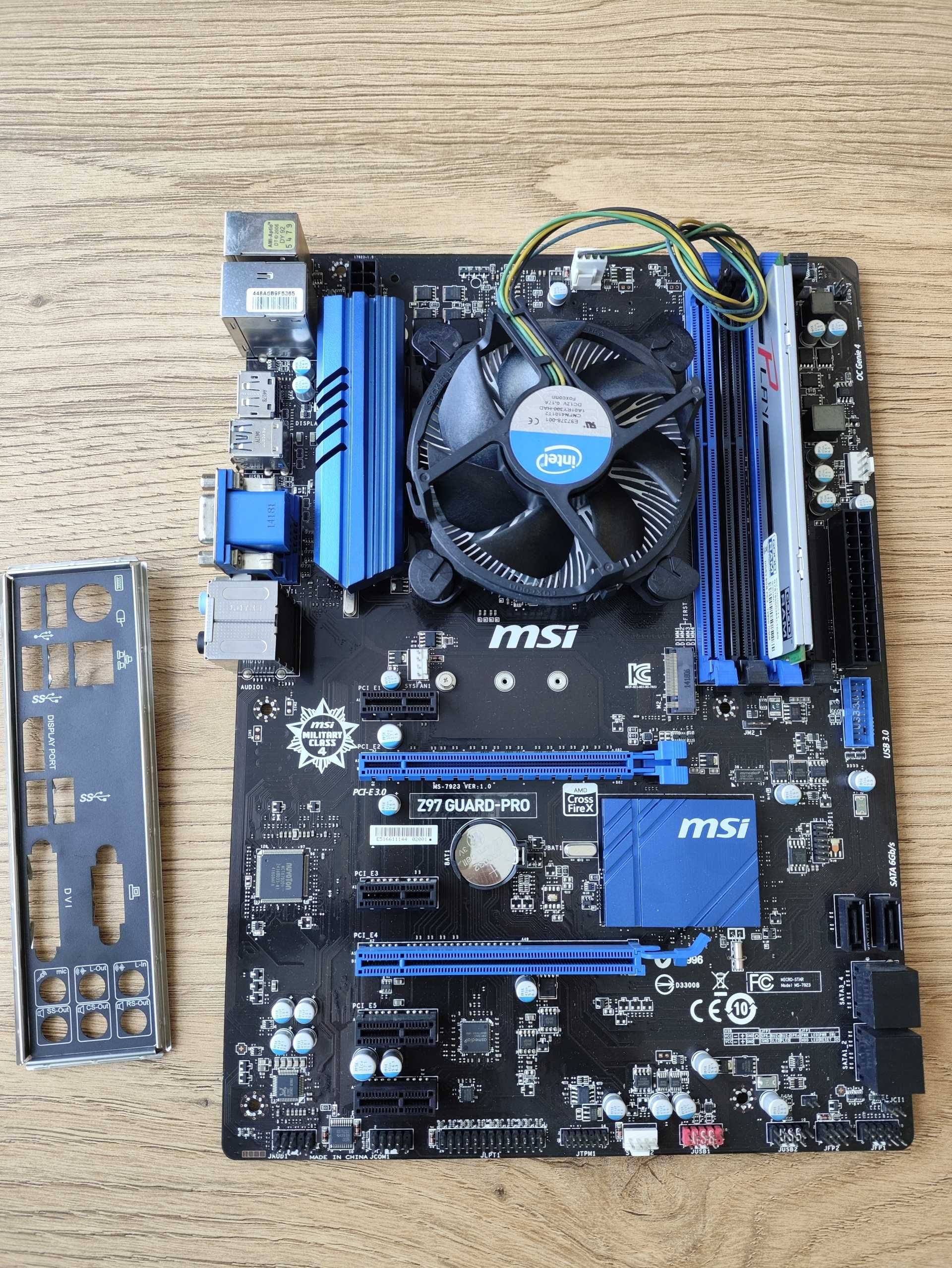 MSI Z97 GUARD-PRO + Intel Core i5-4440 + 8GB DDR3
