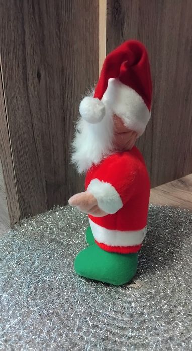 Św. Mikołaj maskotka, dekoracja świąteczna.