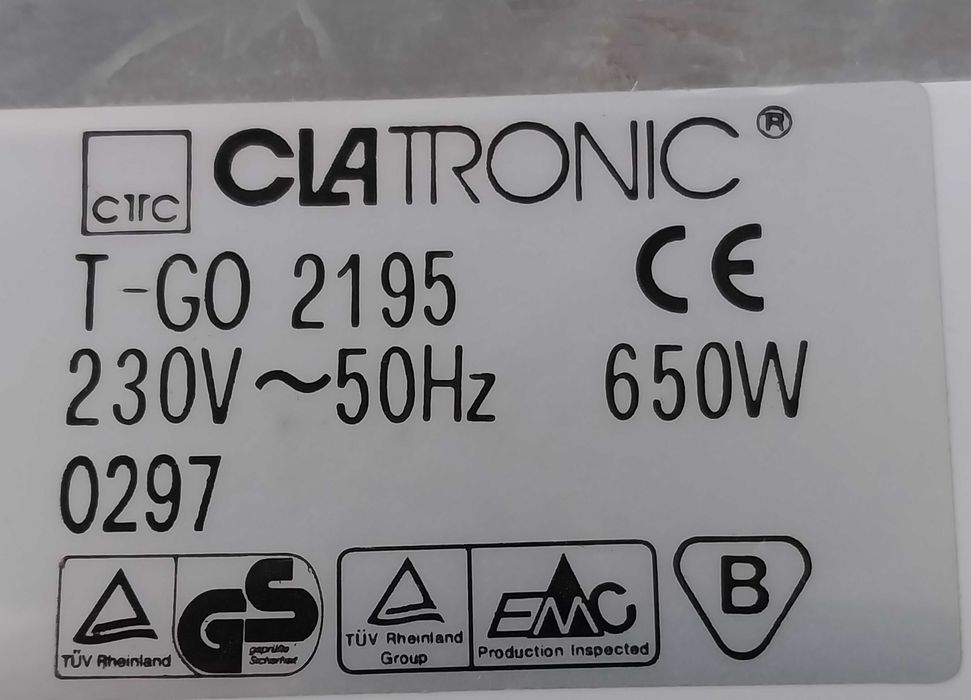 Электрическая Мини-печь Clatronic T-GO 2195