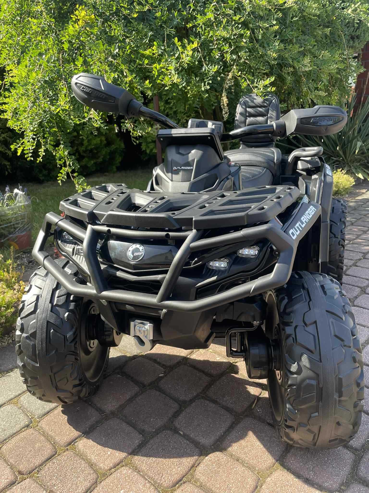 Quad na akumulator Can-Am 24V Outlander ATV 800W koła EVA dla dzieci