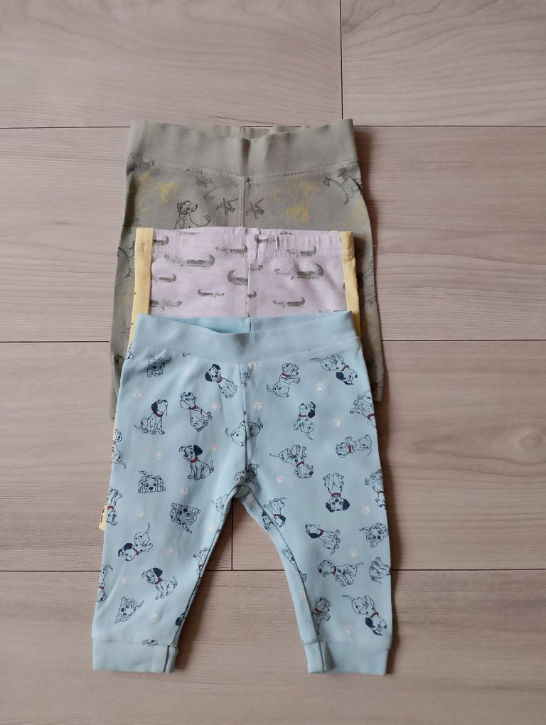 3 pary spodni dla chłopca 62 Disney baby