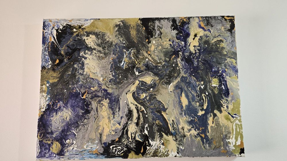 Quadro pintado a mão