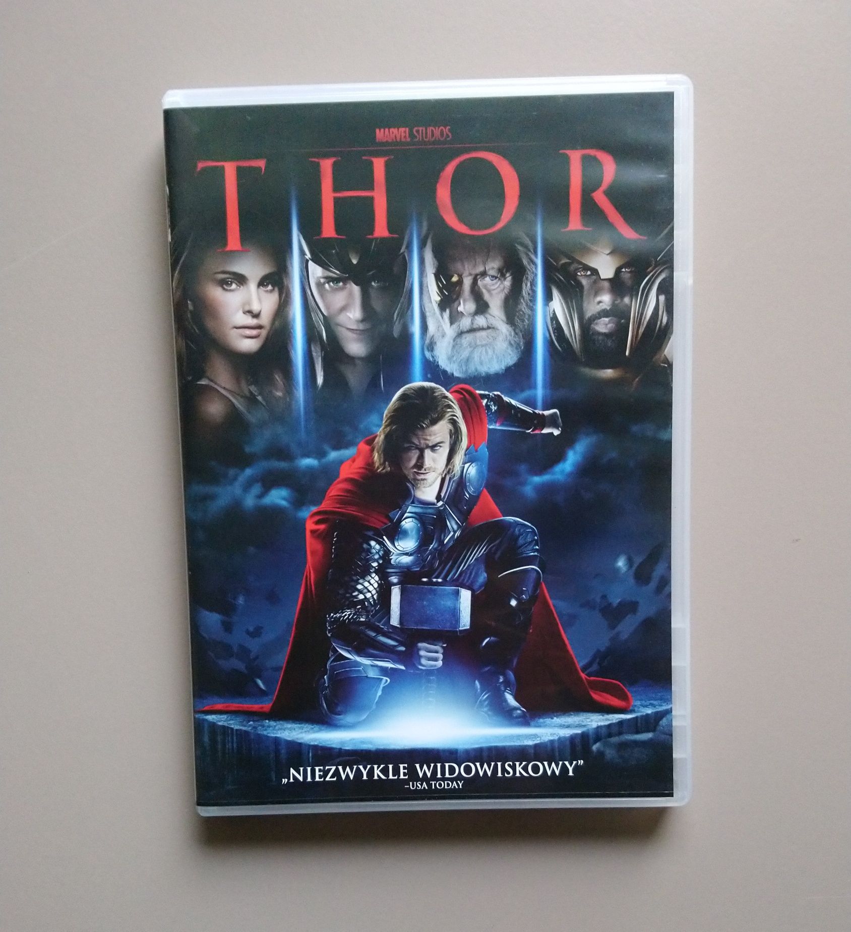DVD z filmem Thor Marvela