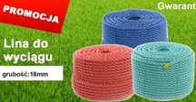 Lina do wyciągu obornika fi 16mm mocna liny
