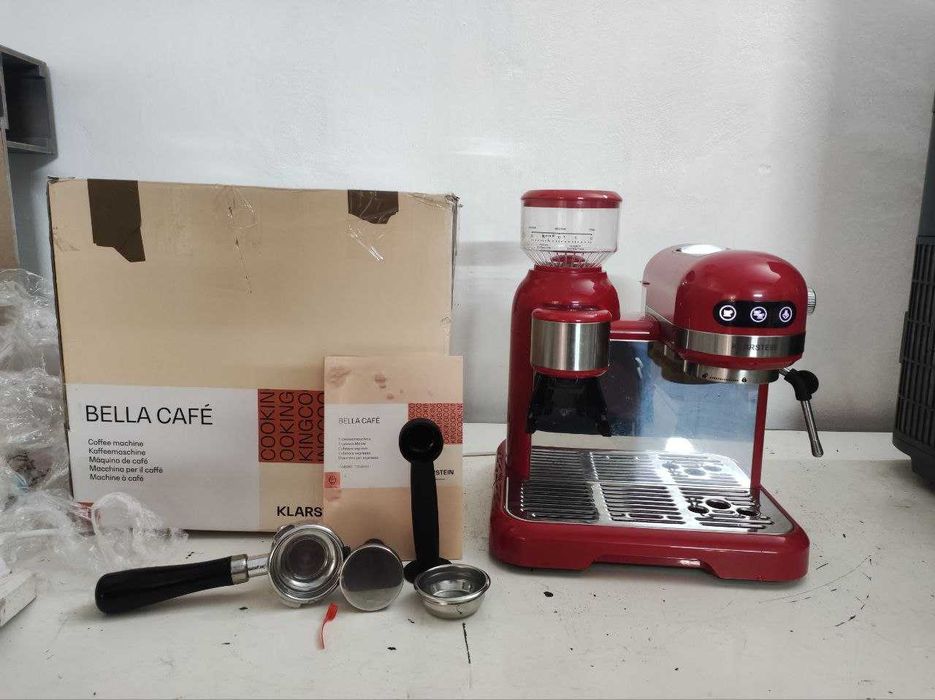 Кофеварка кофемашина кавоварка с кофемолкой Klarstein Bella Café