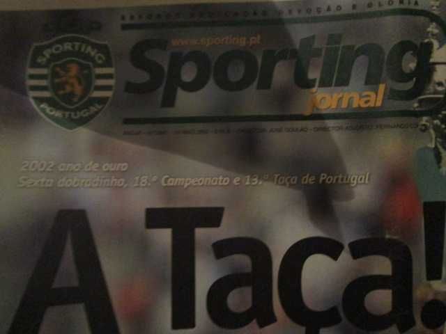 jornal vintage SCP Sporting vence Taça de Portugal