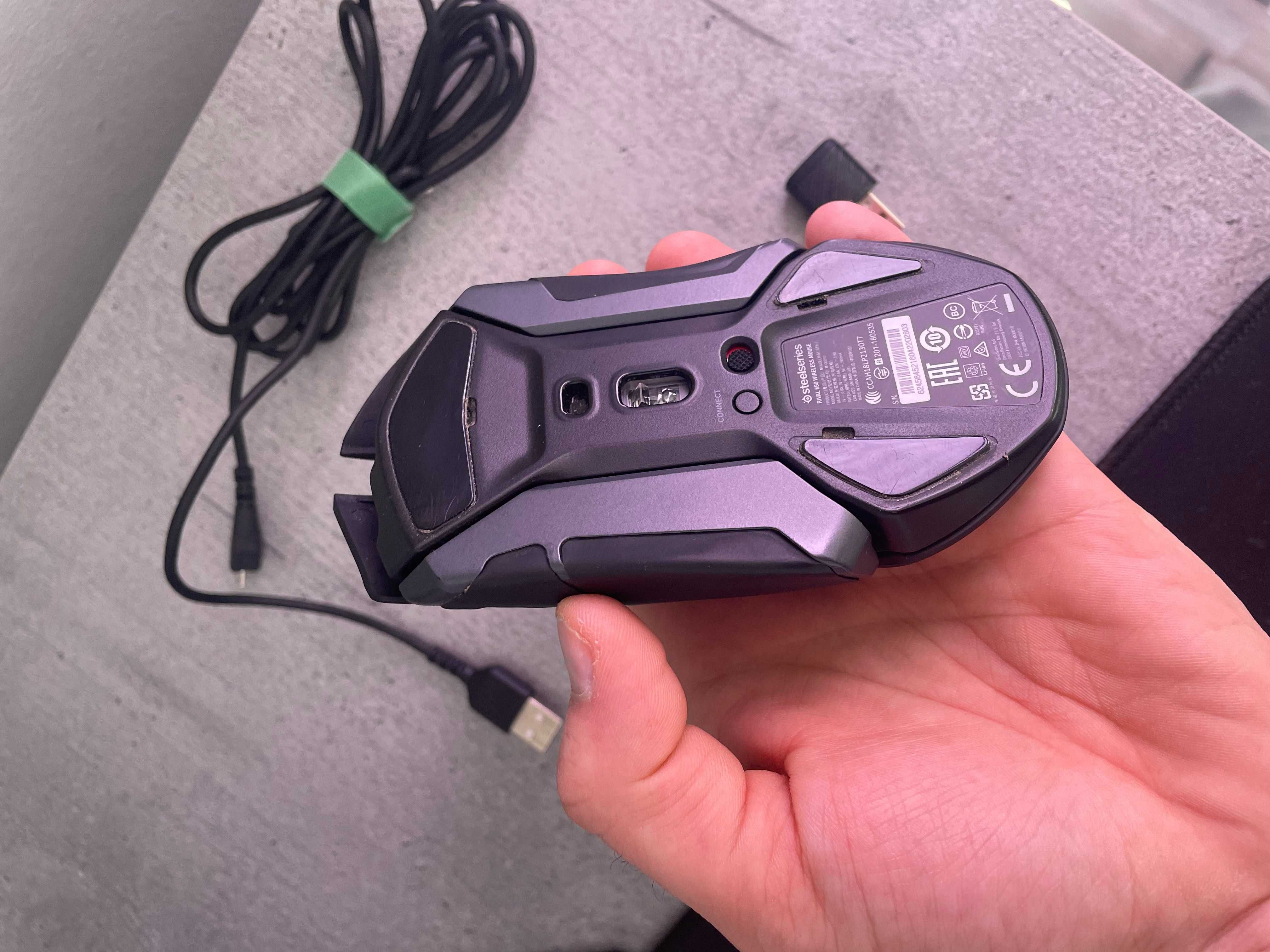 Bezprzewodowa mysz komputerowa SteelSeries Rival 650