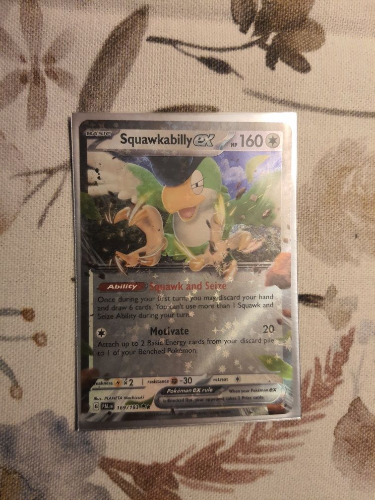 Pokemon tcg Squawkabilly EX