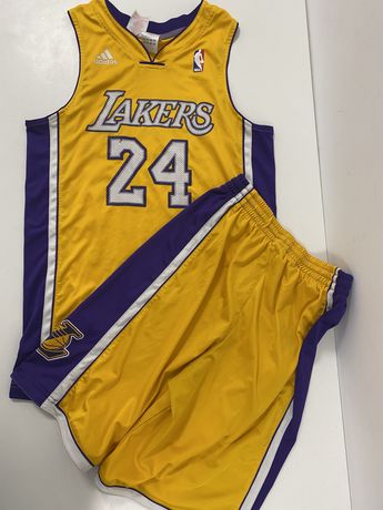 Equipamento jersey e calções NBA Adidas Kobe Bryant Lakers
