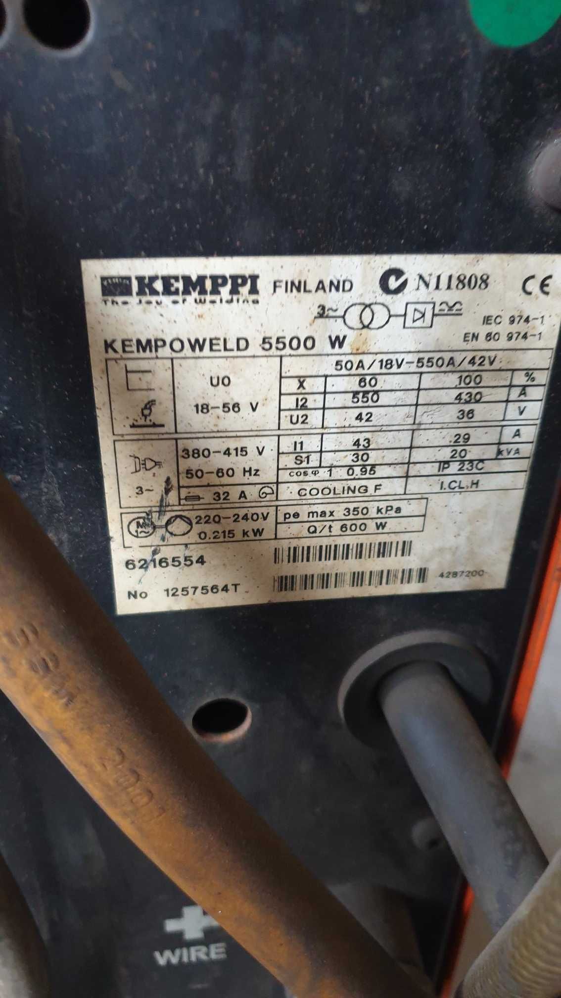 Spawarka Kemppi- Kempoweld 5500W