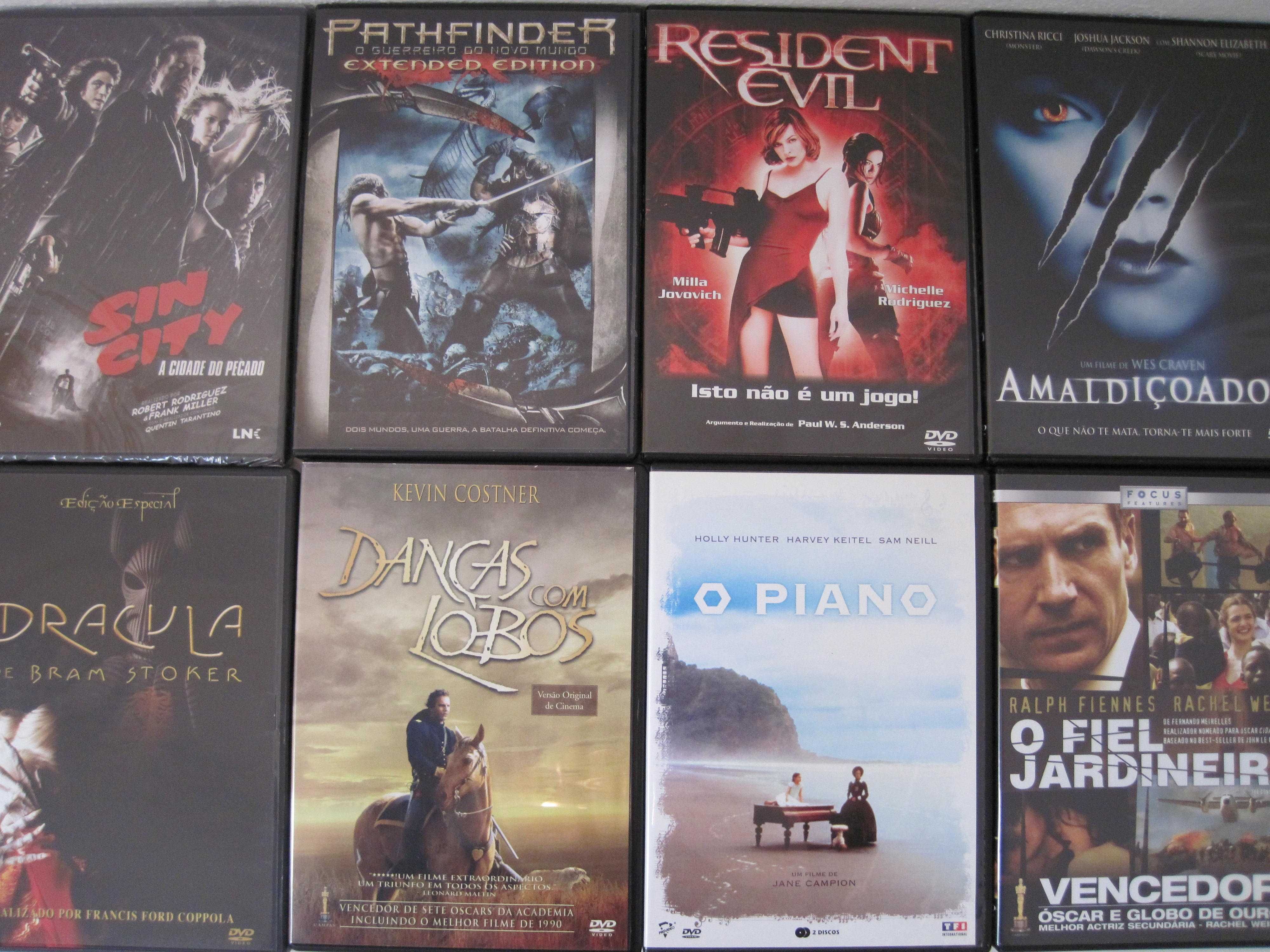 DVDs filmes originais variados para venda ou troca