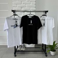 Мужские футболки • Stone Island • Стон Айленд футболка • Cotton 1OO%