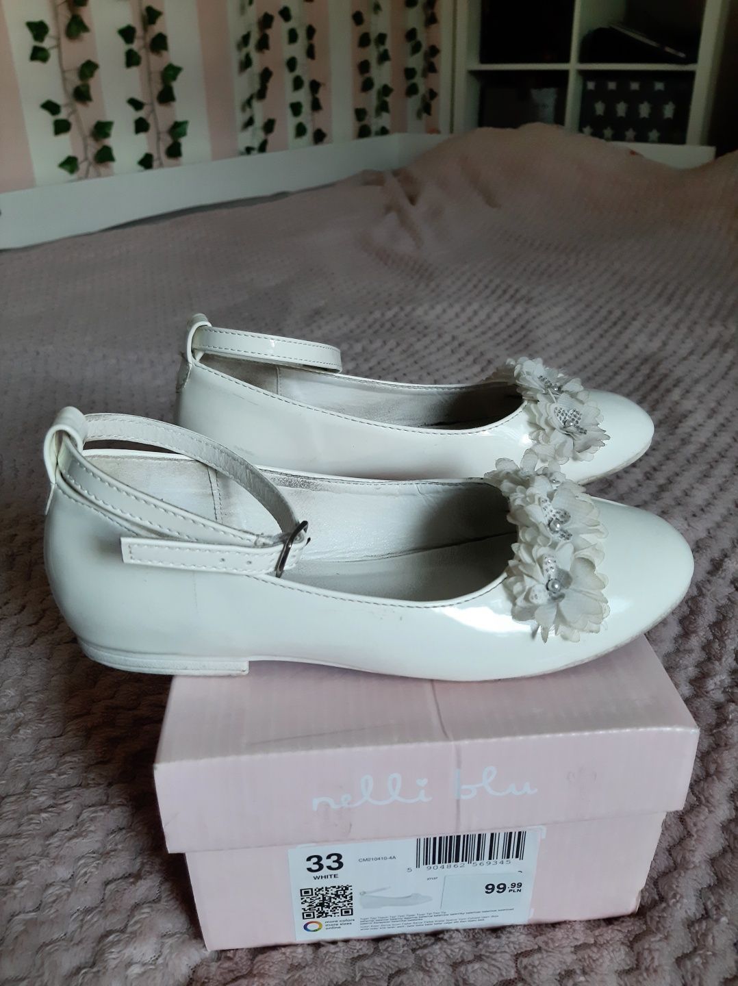 Buty Komunijne Białe Eleganckie CCC