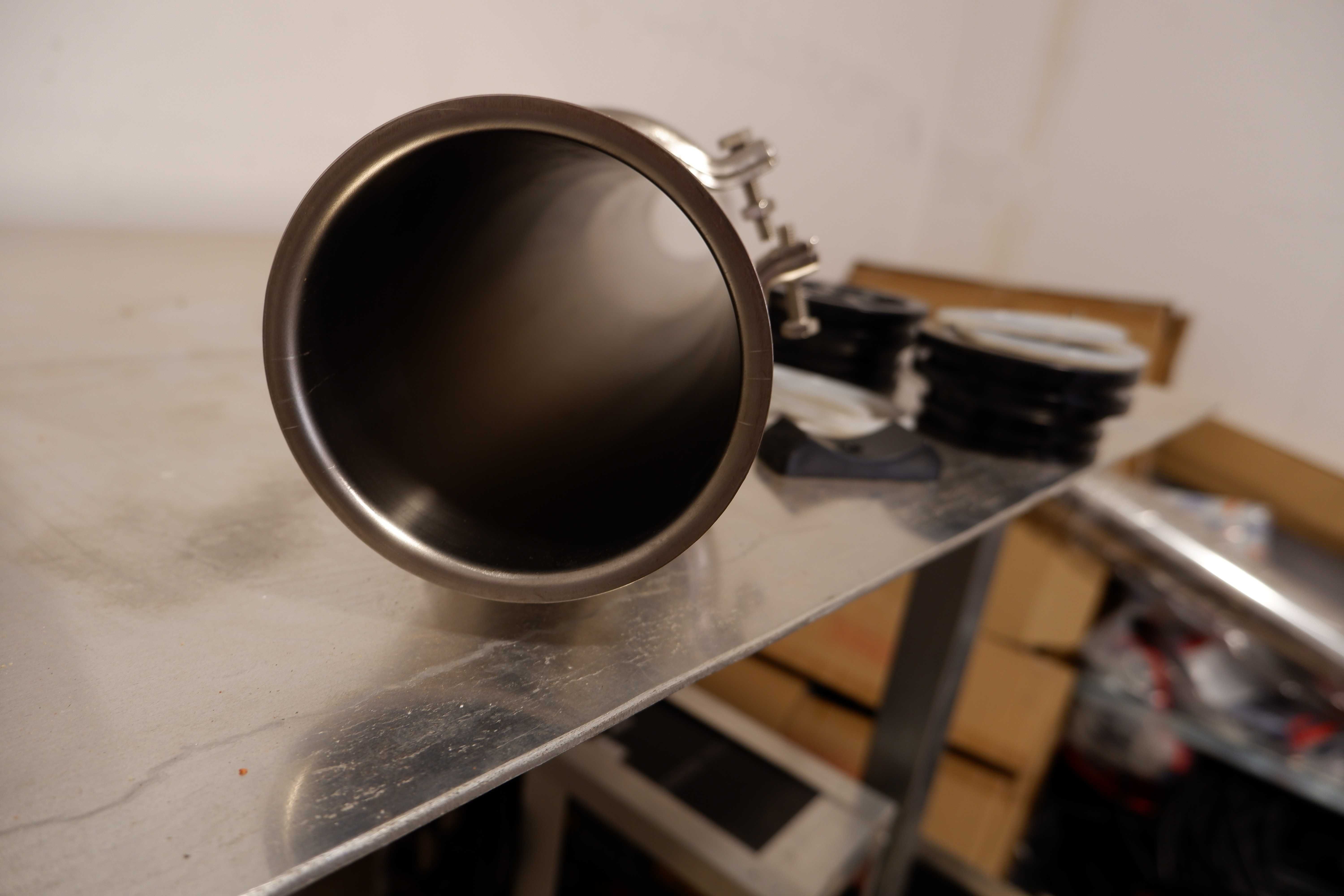 Carcaça p/ membrana de osmose reversa aço INOX sem costura (IVA incl.)