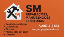 SM Reparações, manutenções, pinturas e pequenas mudancas ou envios