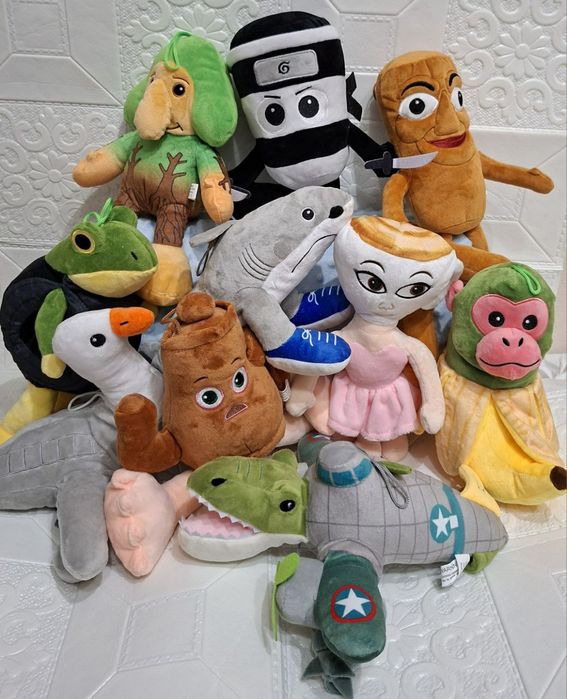 М'які іграшки меми Brainrot Тралалело Тралала, Бонека Амбалубу та інші