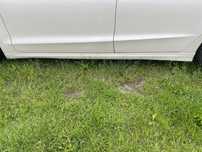 Ford mondeo mk5 nakładka listwa progowa lewa biała perła ba7