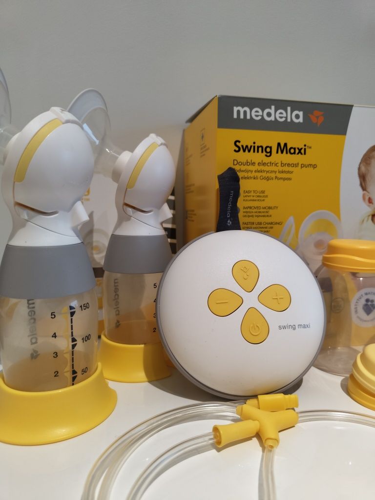 Laktator Medela Swing Maxi + gorset + gratisy